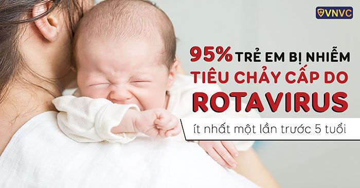 95% trẻ em nhiễm rotavirus ít nhất một lần trước 5 tuổi