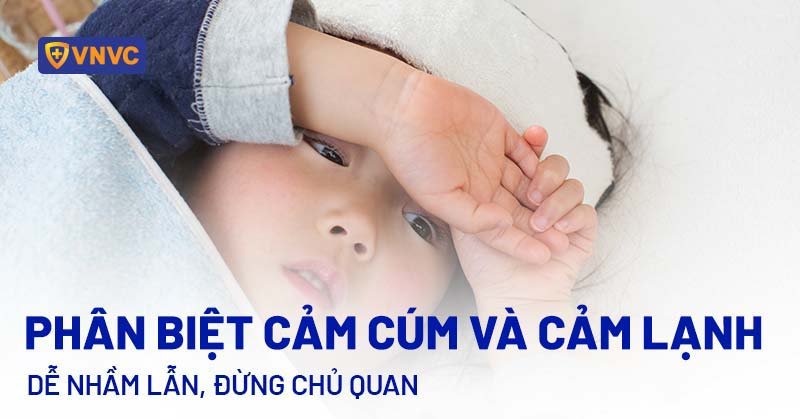 phân biệt cúm và cảm lạnh